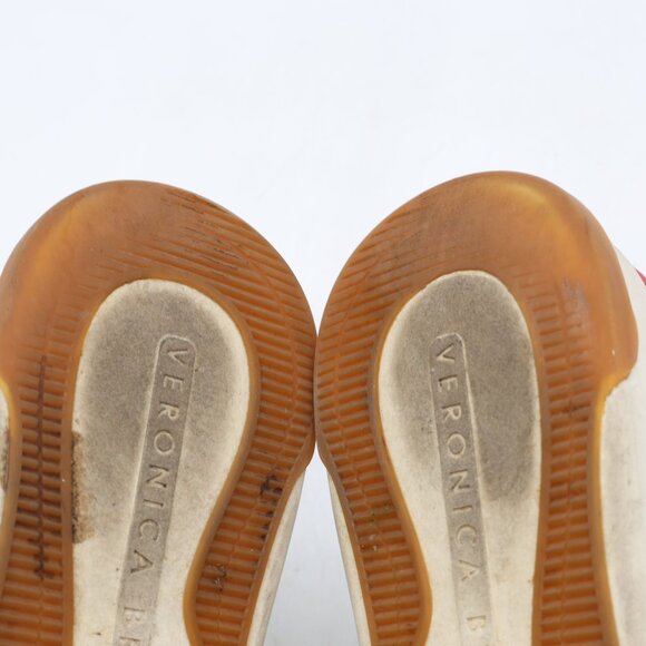 Veronica Beard Tizi Mix-Leather Women's Size  9 M Low-Top Sneakers White - Picture 12 of 12